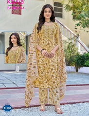 Kavya Brand- Pashmina - Readymade Cotton Salwar Suit with Lining - KP21008
