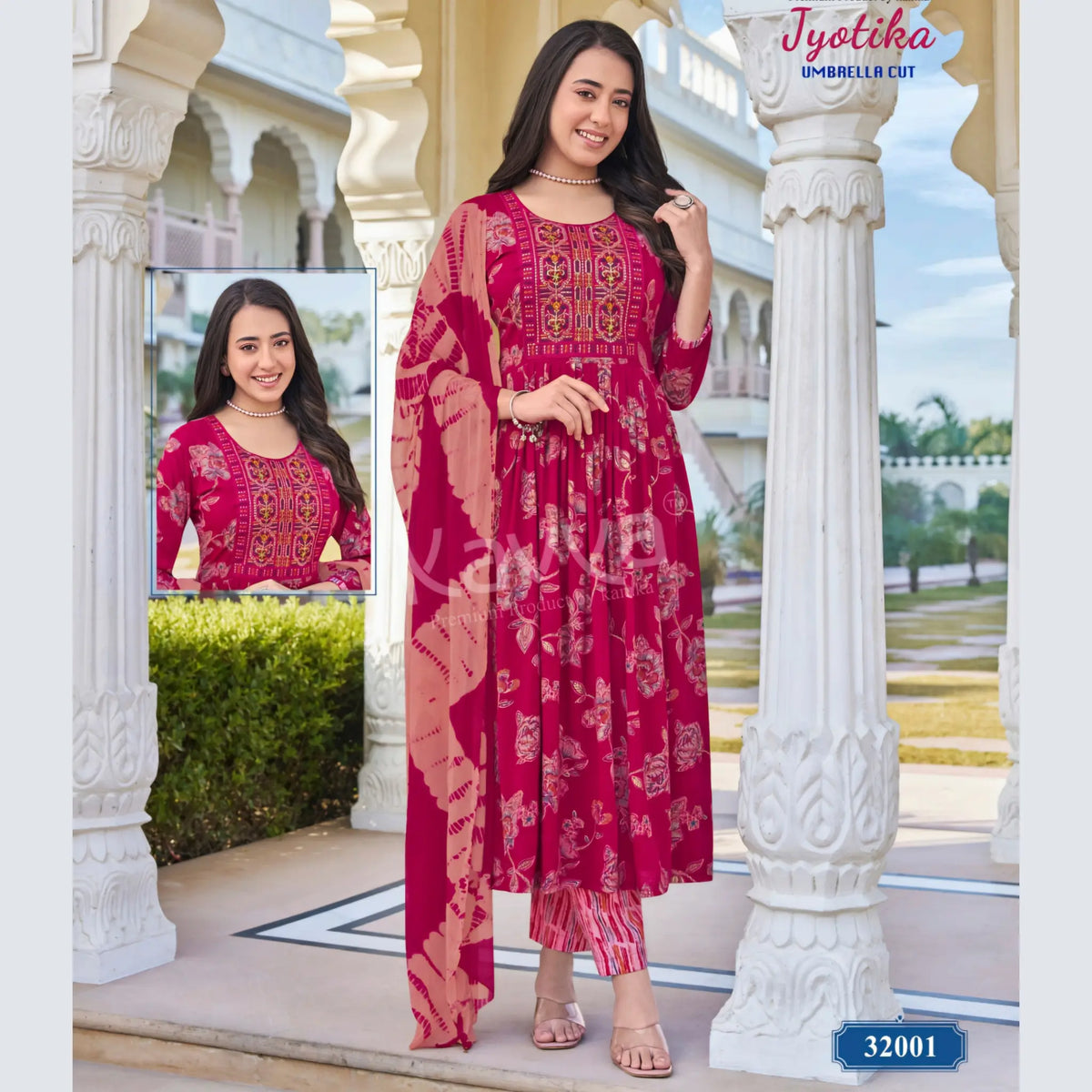 Kavya Brand - Jyotika Umbellar Cut Salwar Suit 32001