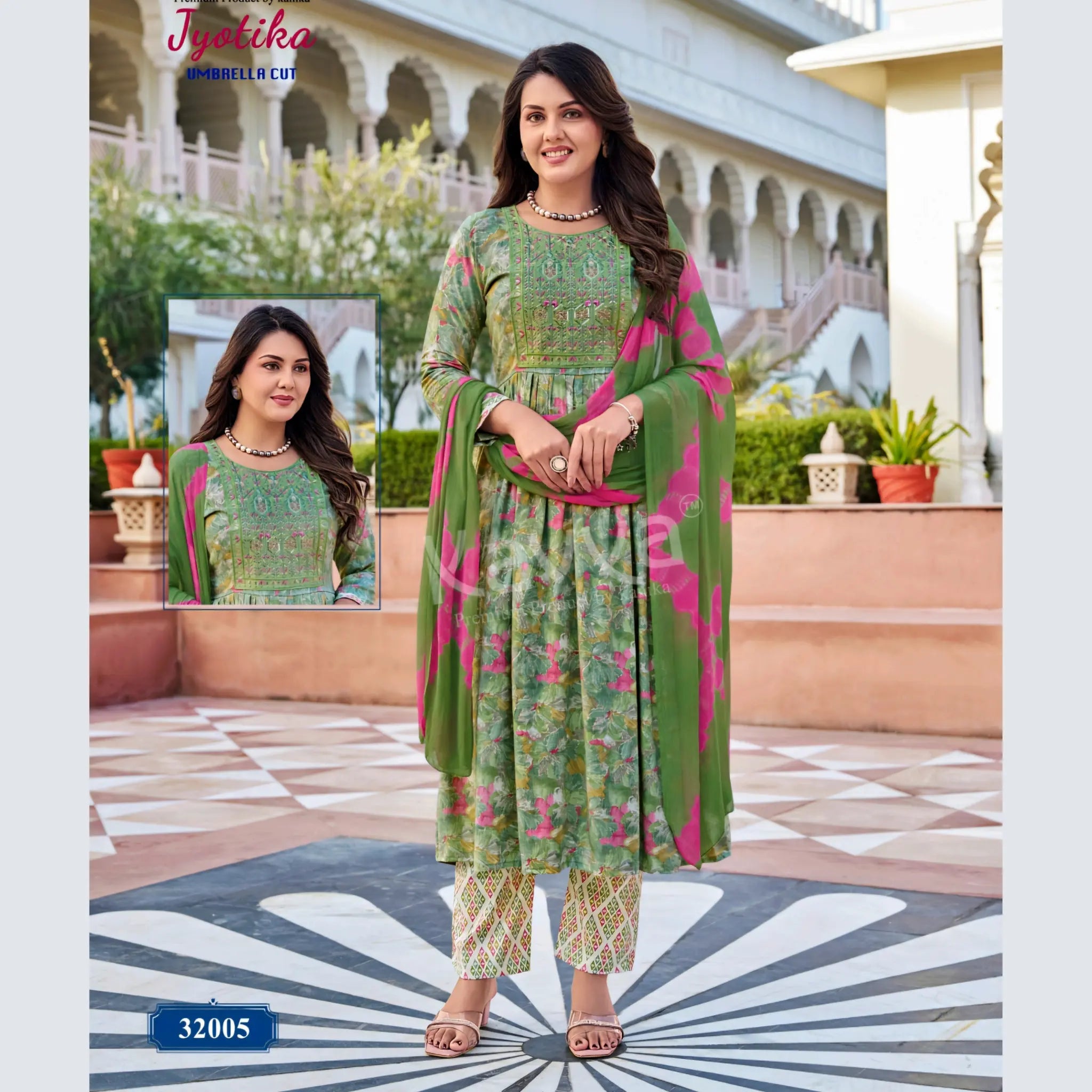 Kavya Brand - Jyotika Umbellar Cut Salwar Suit 32005 Main image