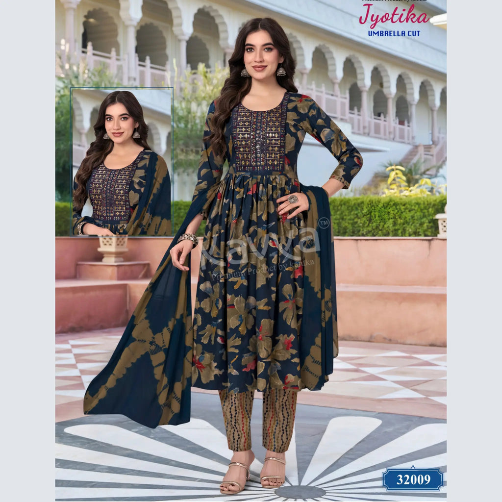 Kavya Brand - Jyotika Umbellar Cut Salwar Suit 32009