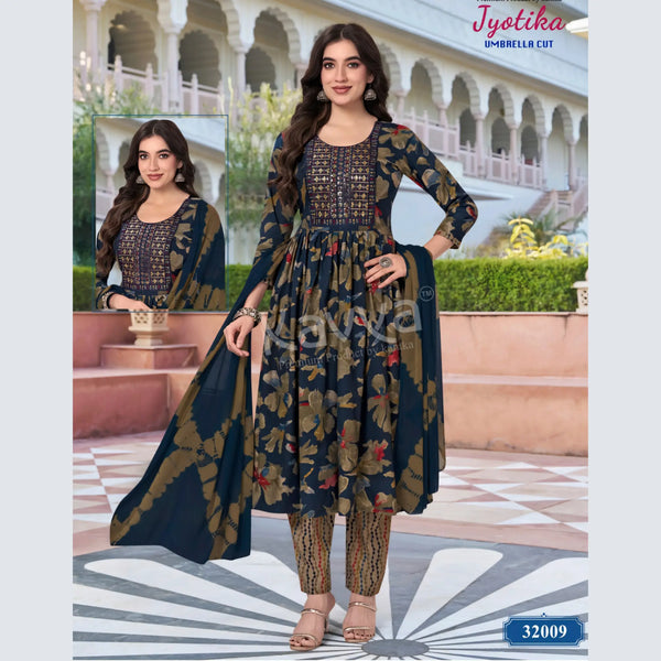 Kavya Brand - Jyotika Umbellar Cut Salwar Suit 32009