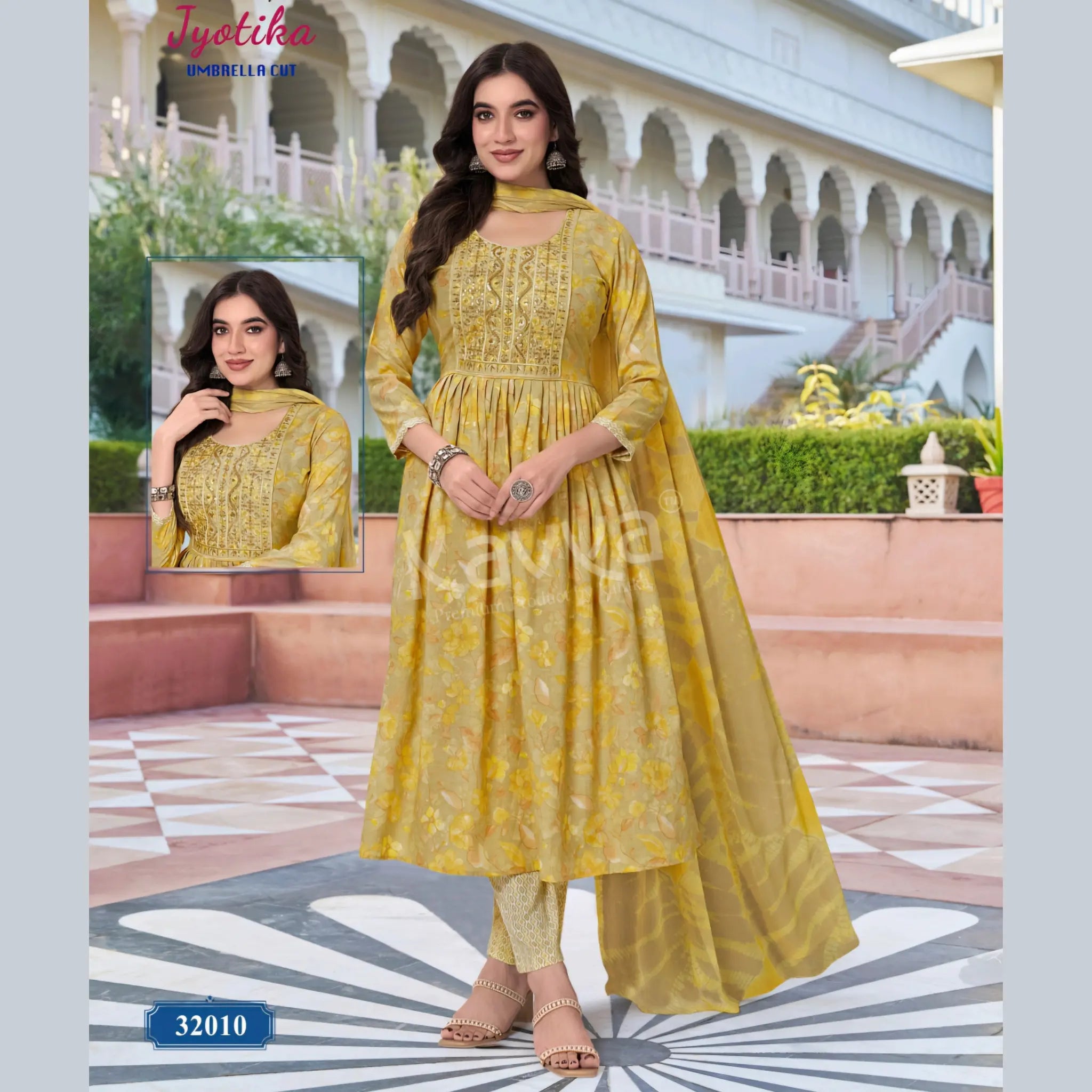 Kavya Brand - Jyotika Umbellar Cut Salwar Suit 32010
