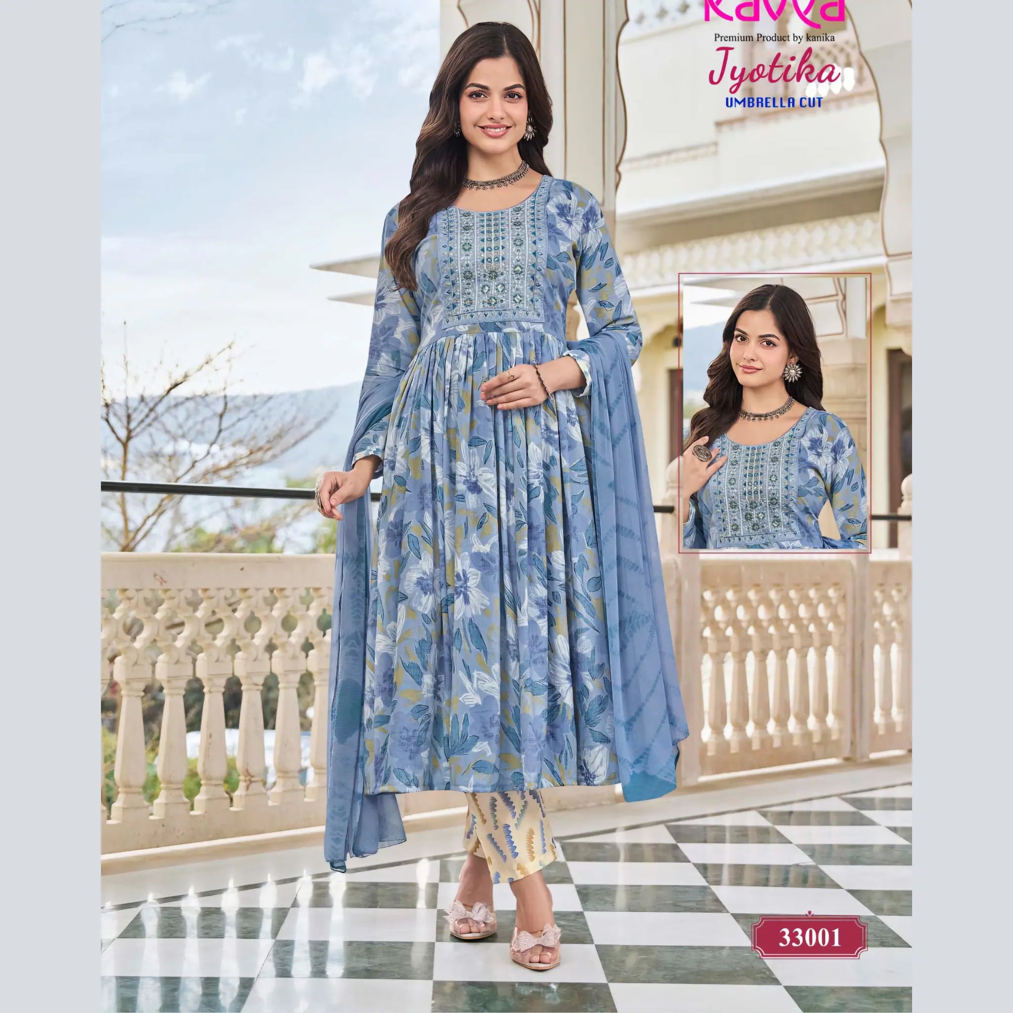 Kavya Brand - Jyotika Umbellar Cut Salwar Suit 33001