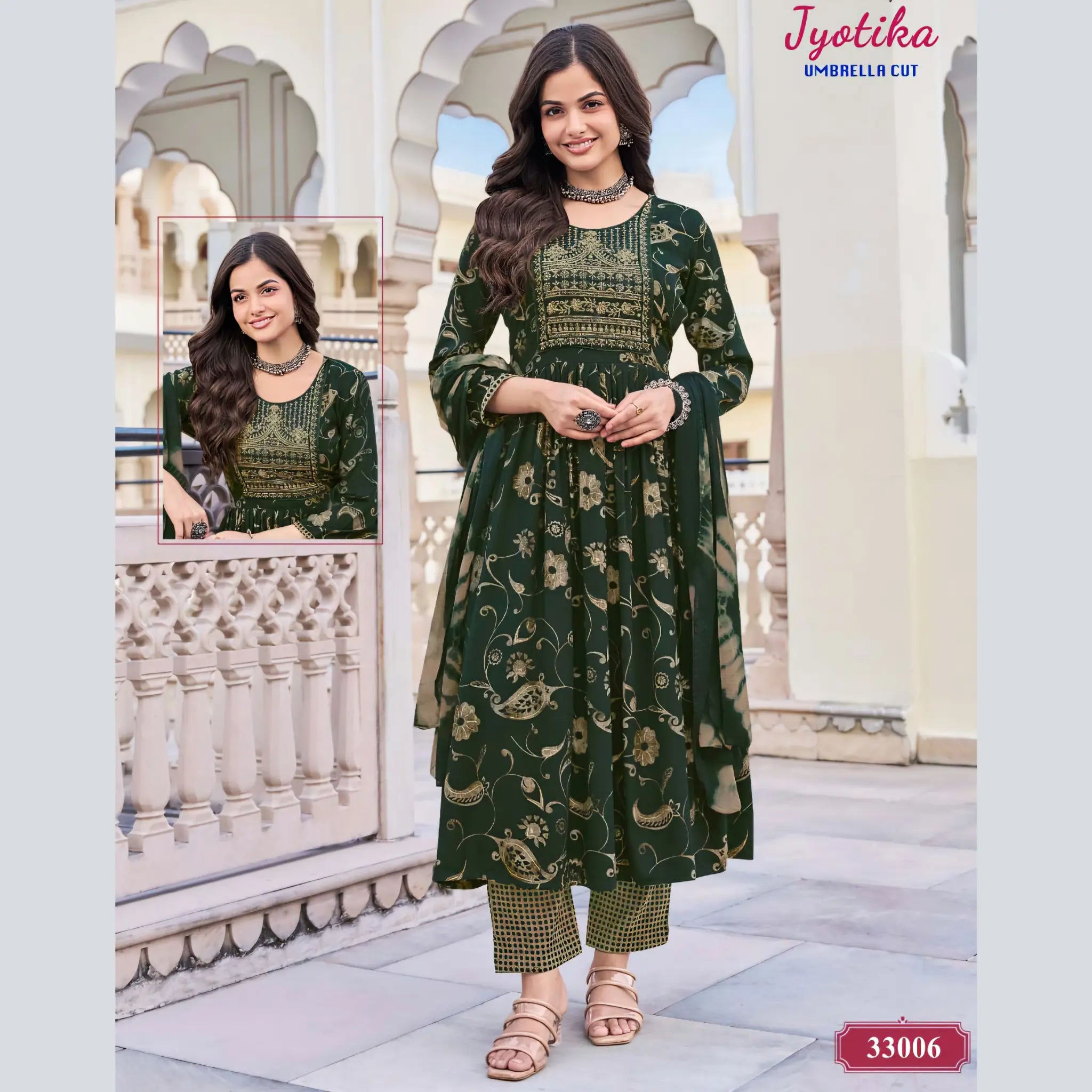 Kavya Brand - Jyotika Umbellar Cut Salwar Suit 33006