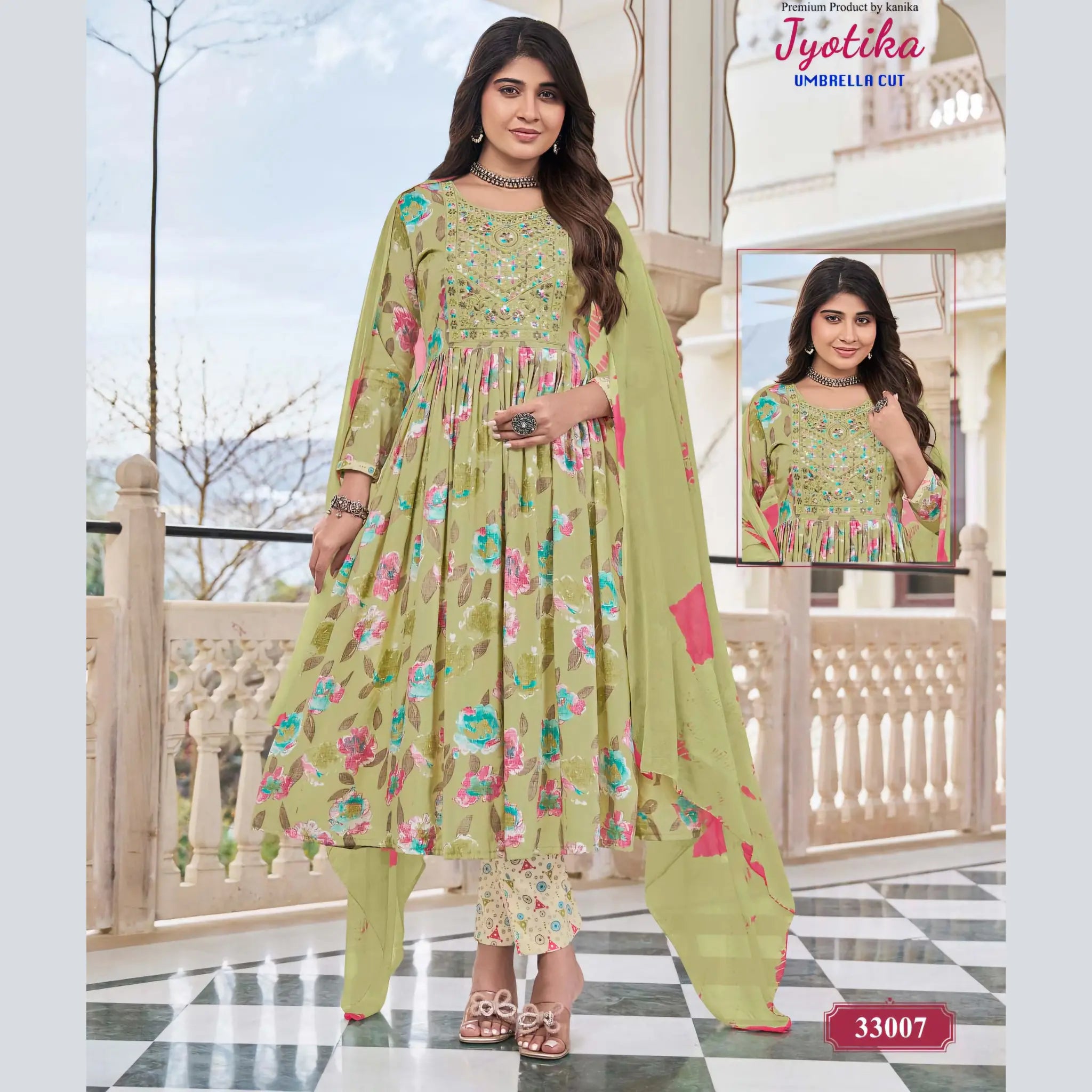 Kavya Brand - Jyotika Umbellar Cut Salwar Suit 33007 Main image