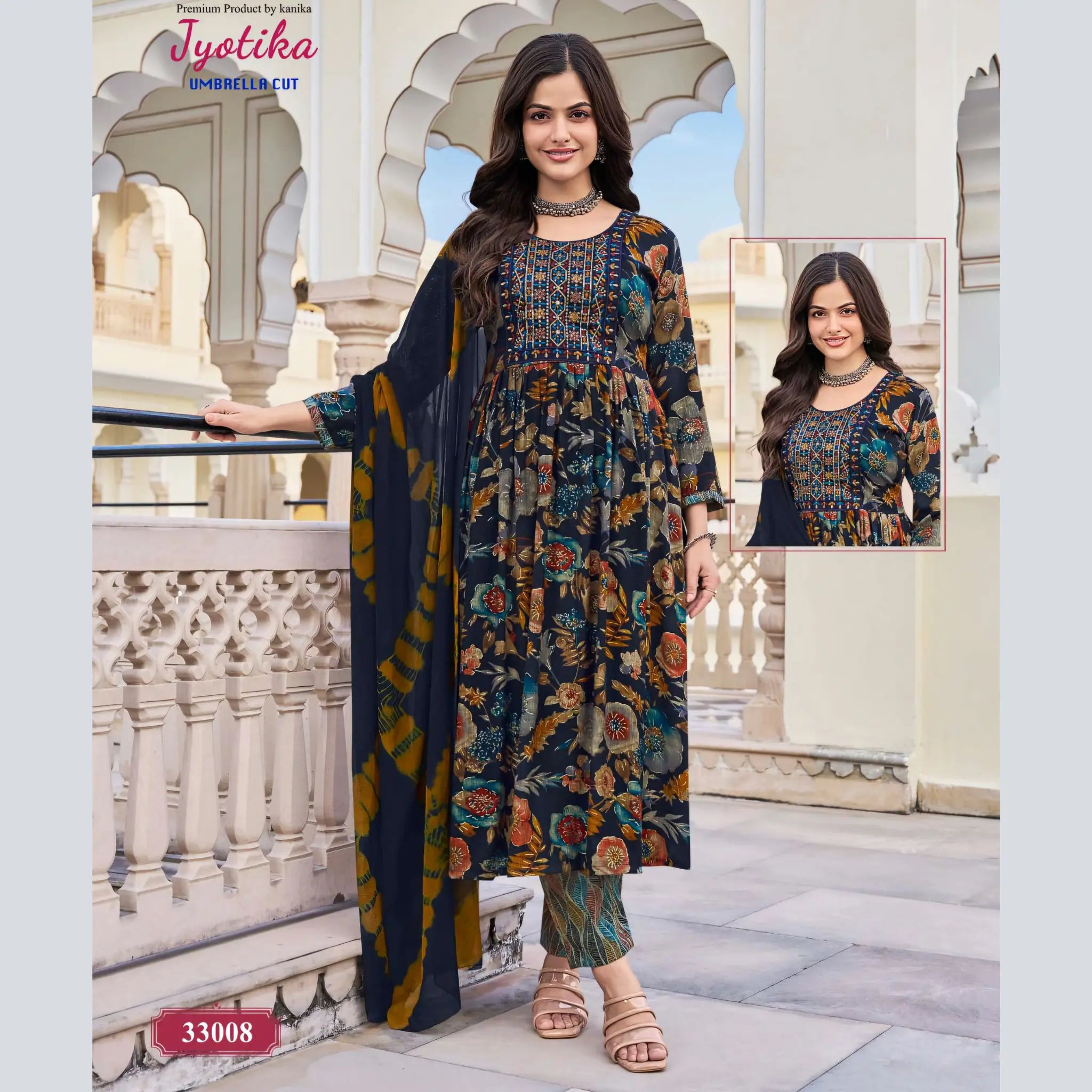Kavya Brand - Jyotika Umbellar Cut Salwar Suit 33008
