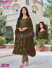 Kavya Brand - Jyotika Umbellar Cut Salwar Suit 35002