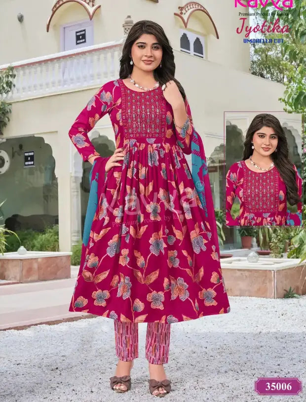 Kavya Brand - Jyotika Umbellar Cut Salwar Suit 35006 Main image