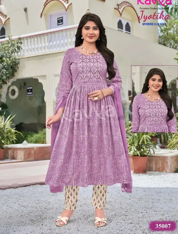 Kavya Brand - Jyotika Umbellar Cut Salwar Suit 35007 Main image