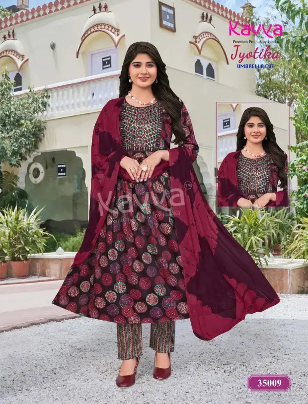 Kavya Brand - Jyotika Umbellar Cut Salwar Suit 35009 Main image