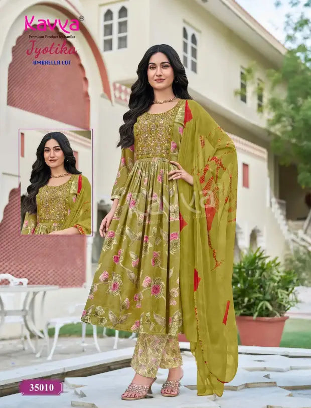 Kavya Brand - Jyotika Umbellar Cut Salwar Suit 35010 Main image