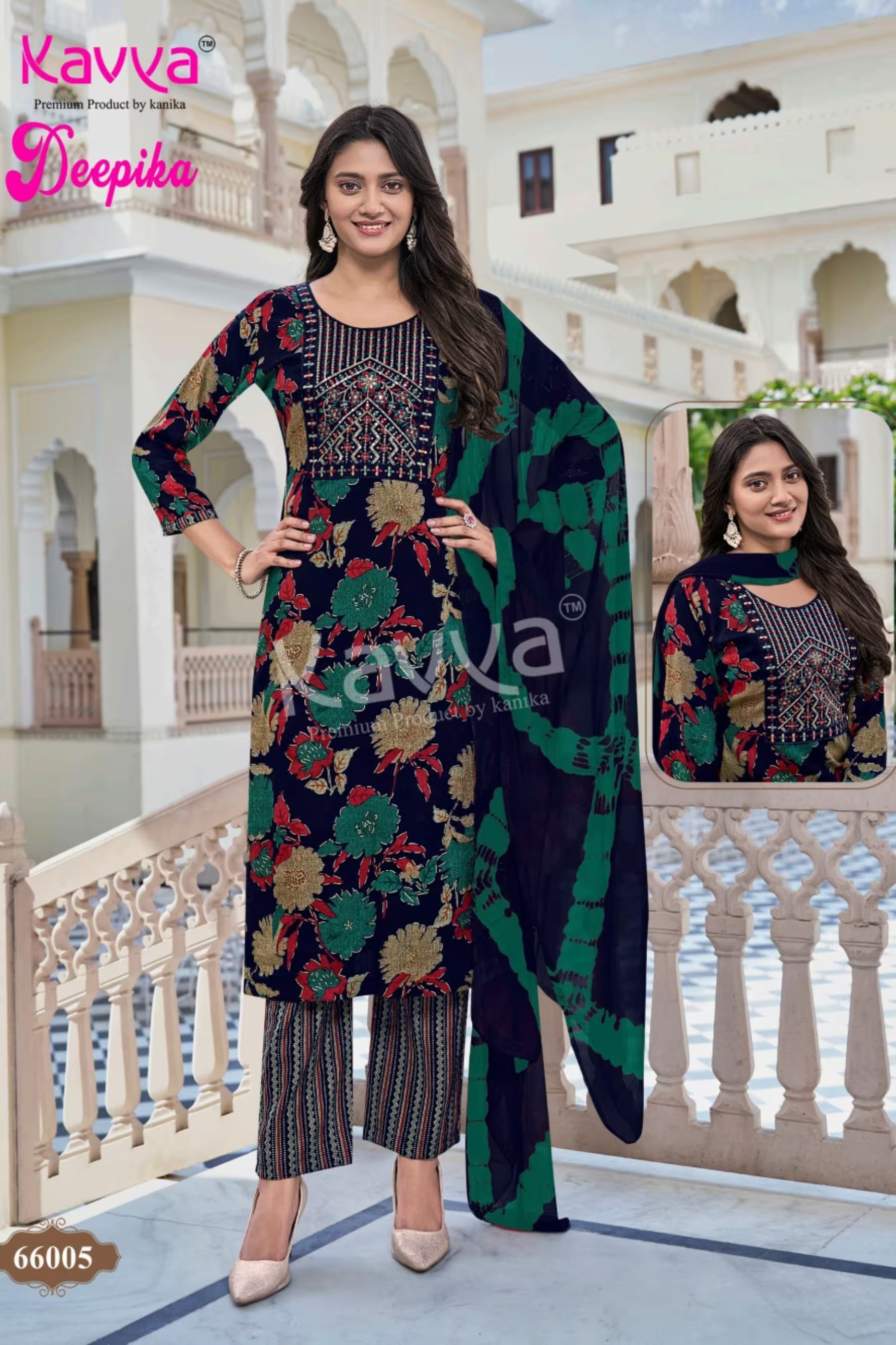 Kavya Deepika Readymade Salwar Suit KD66005