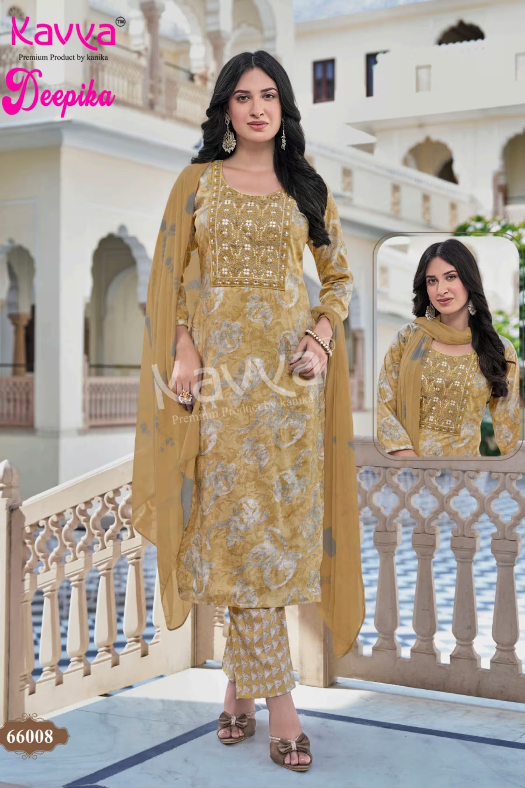 Kavya Deepika Readymade Salwar Suit KD66008
