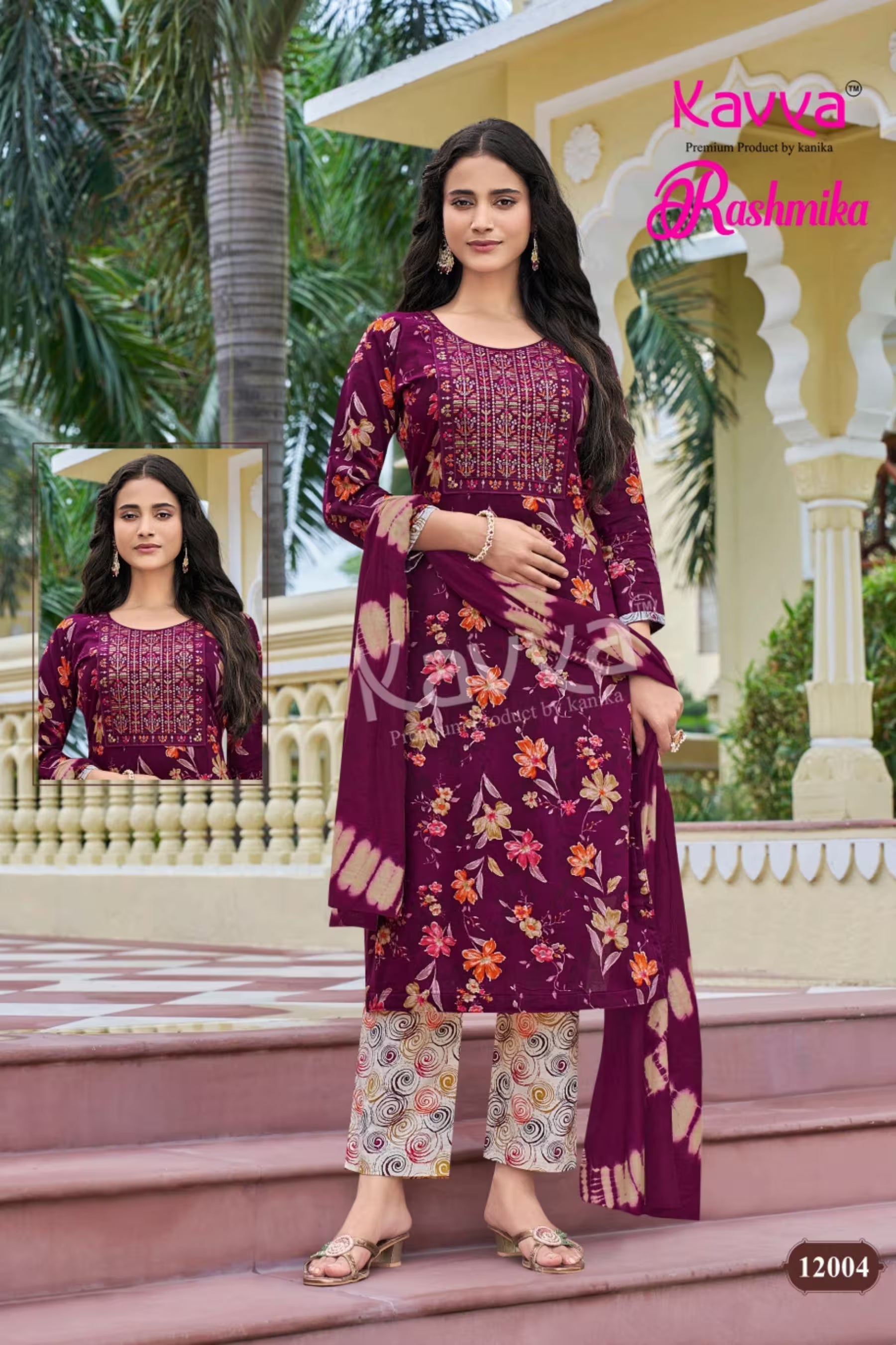 Kavya Rashmika - Readymade Salwar Suit - KR12004