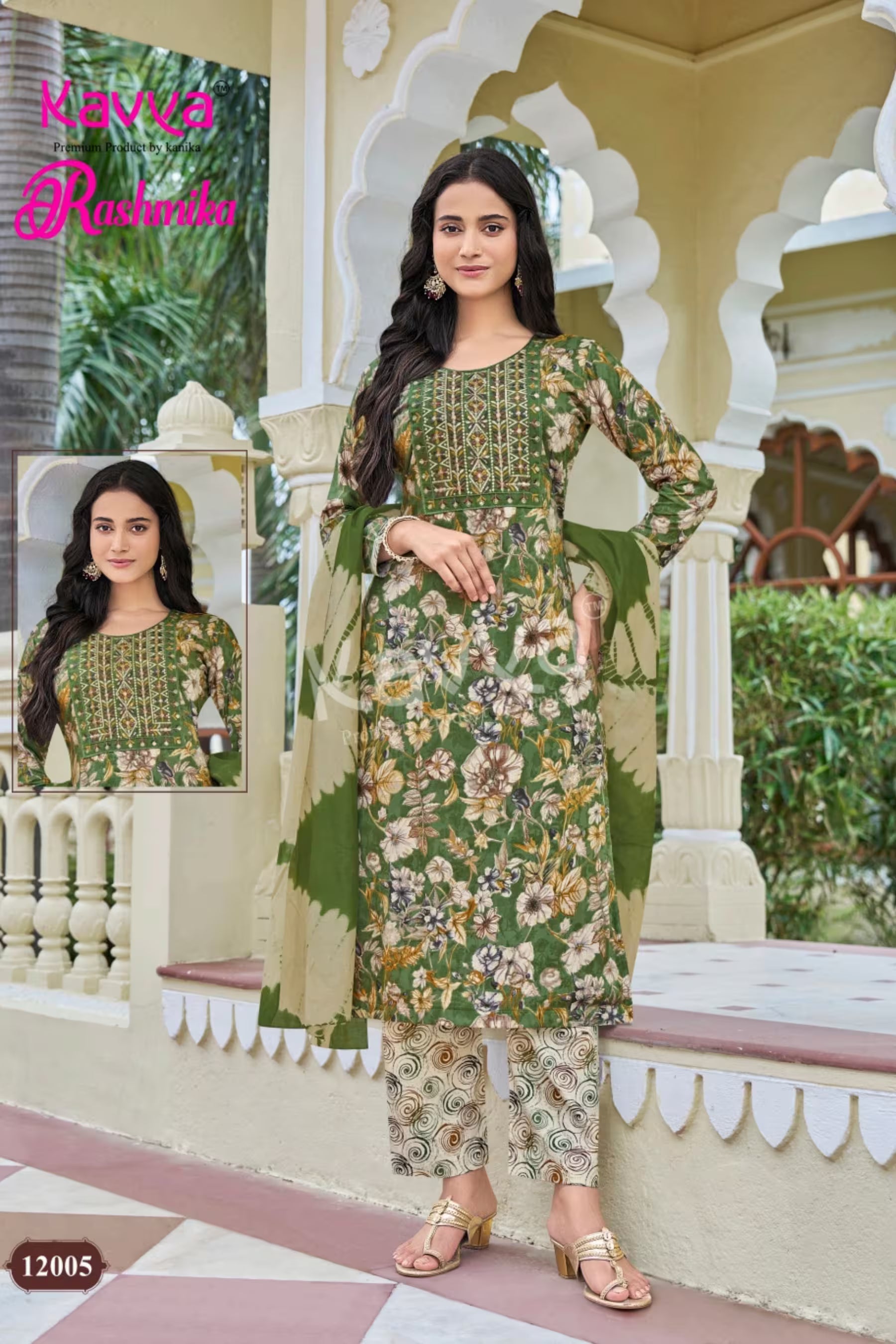 Kavya Rashmika - Readymade Salwar Suit - KR12005