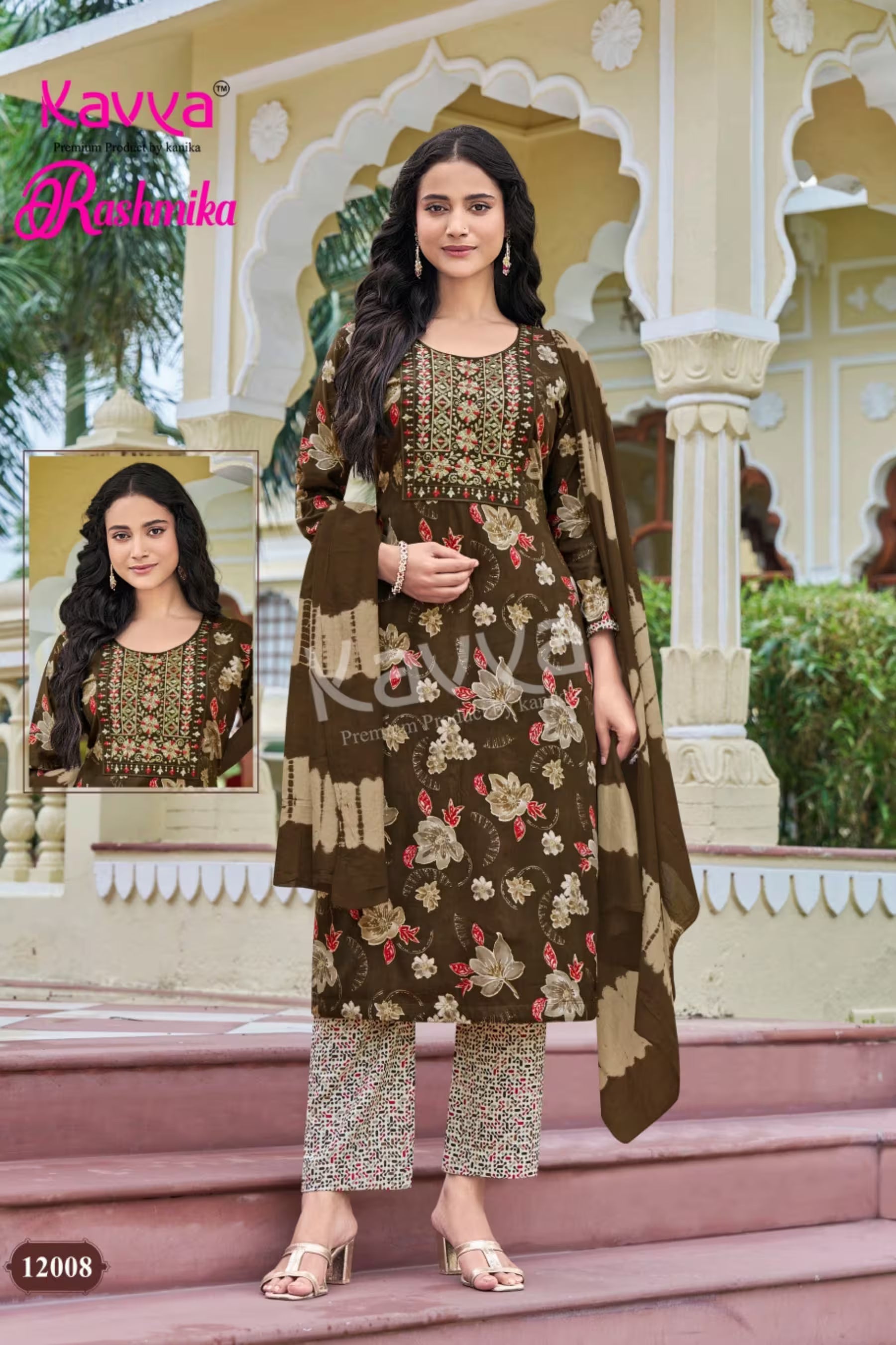Kavya Rashmika - Readymade Salwar Suit - KR12008