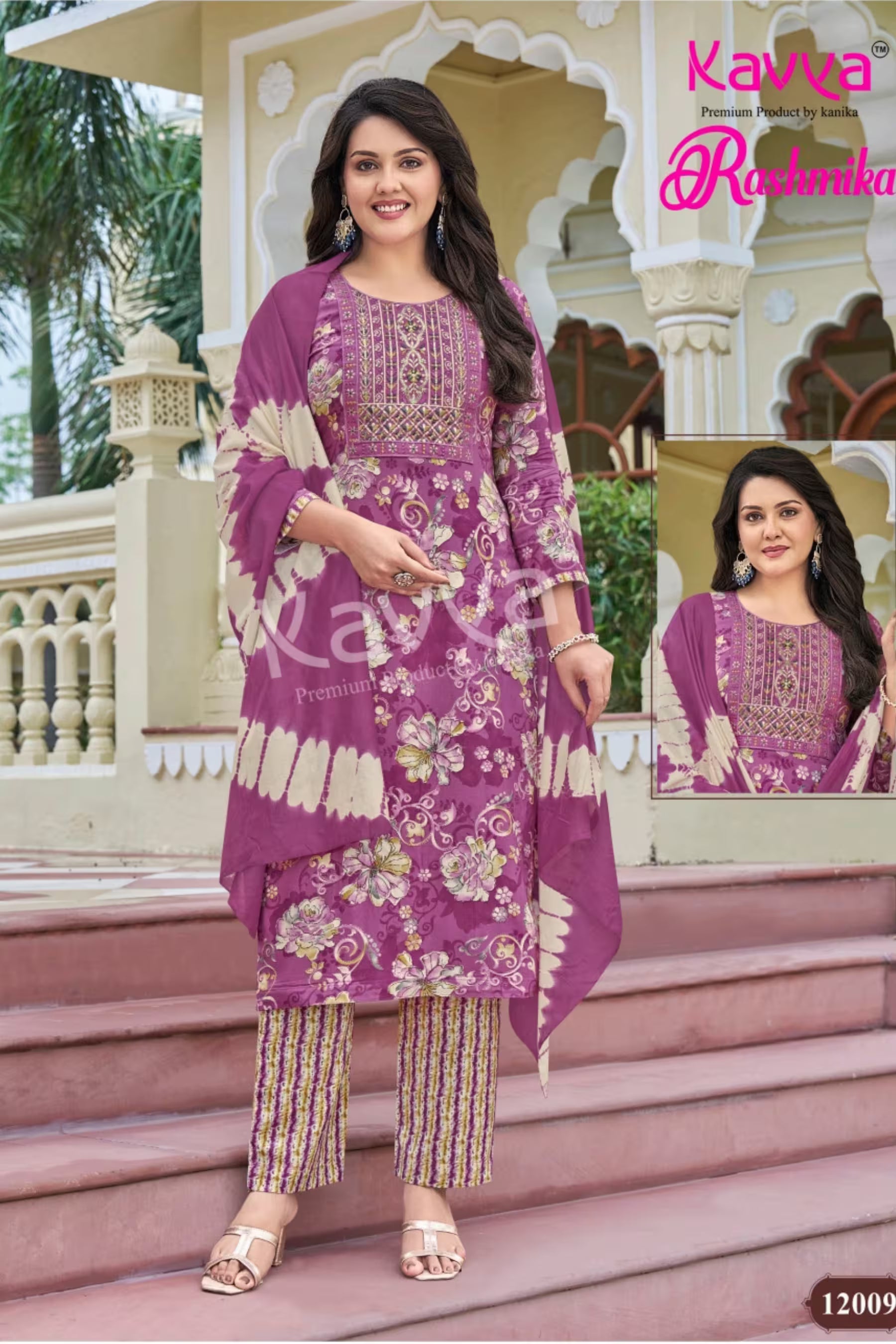 Kavya Rashmika - Readymade Salwar Suit - KR12009