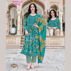 Kavya Zeenat Vol 21 - Naira Cut Readymade Salwar Suit - Z21008