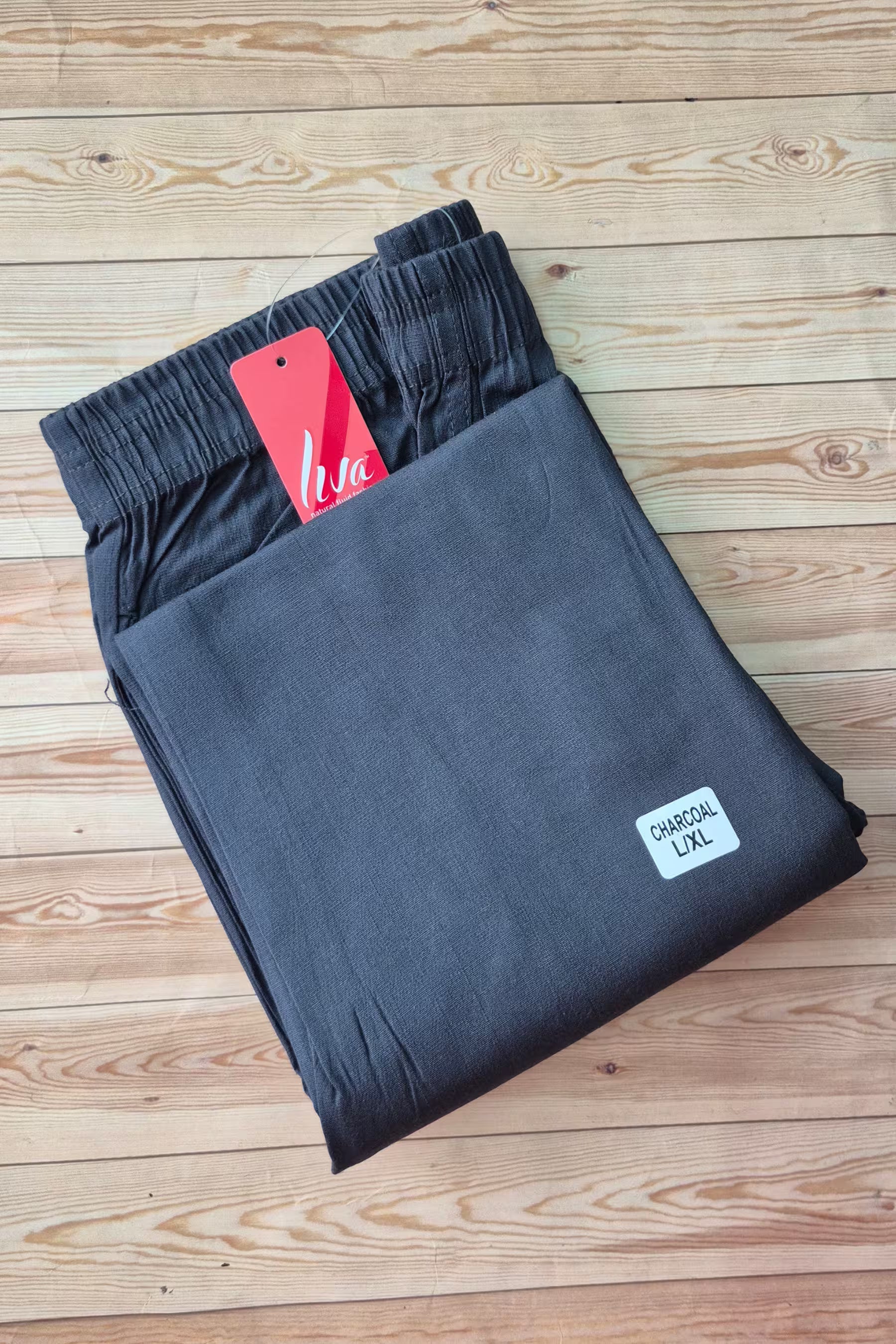 Liva Certified Lycra Cigar Pant for Women - 04 - Charcoal Main image
