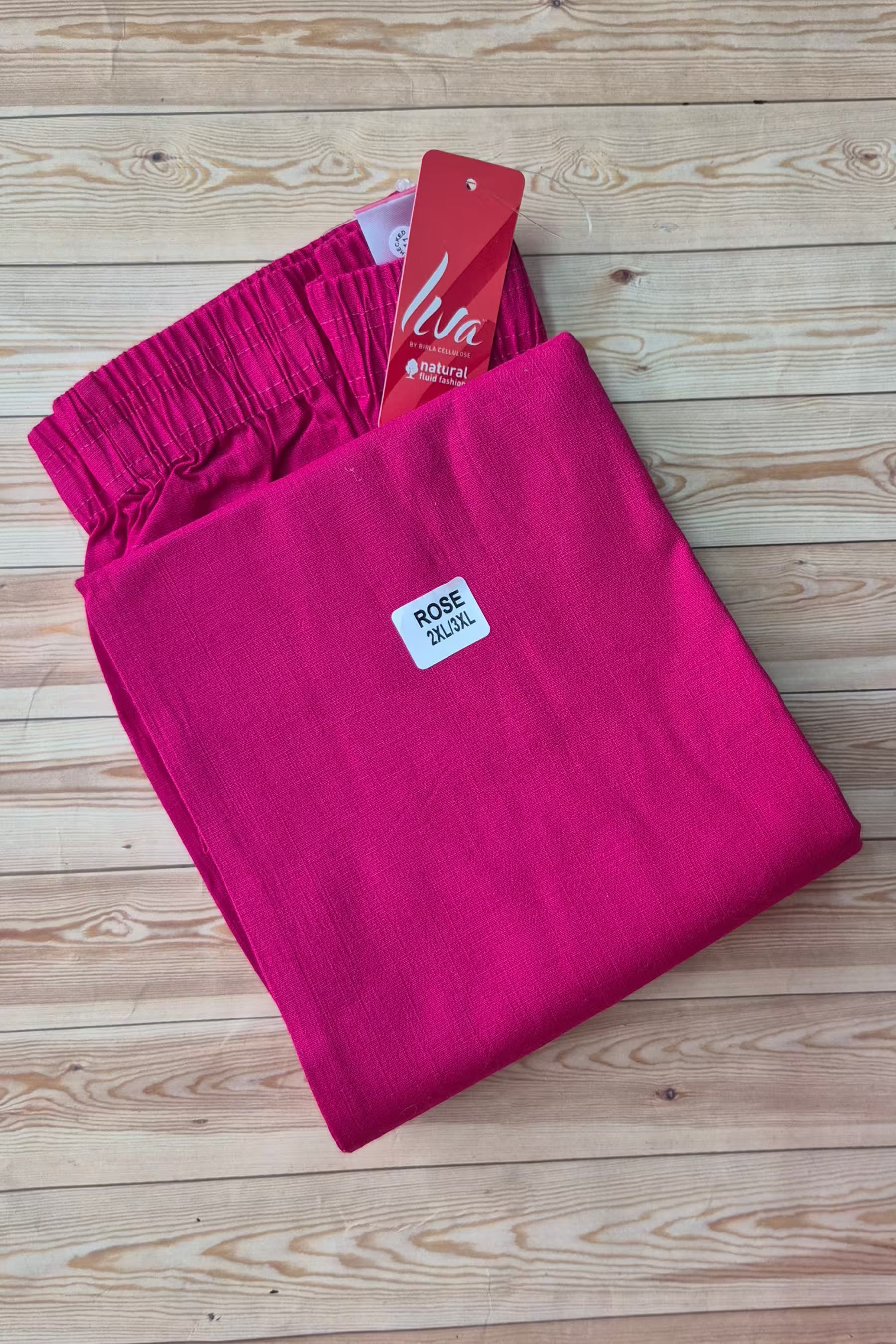 Liva Certified Lycra Cigar Pant for Women - 07- Rose Main image