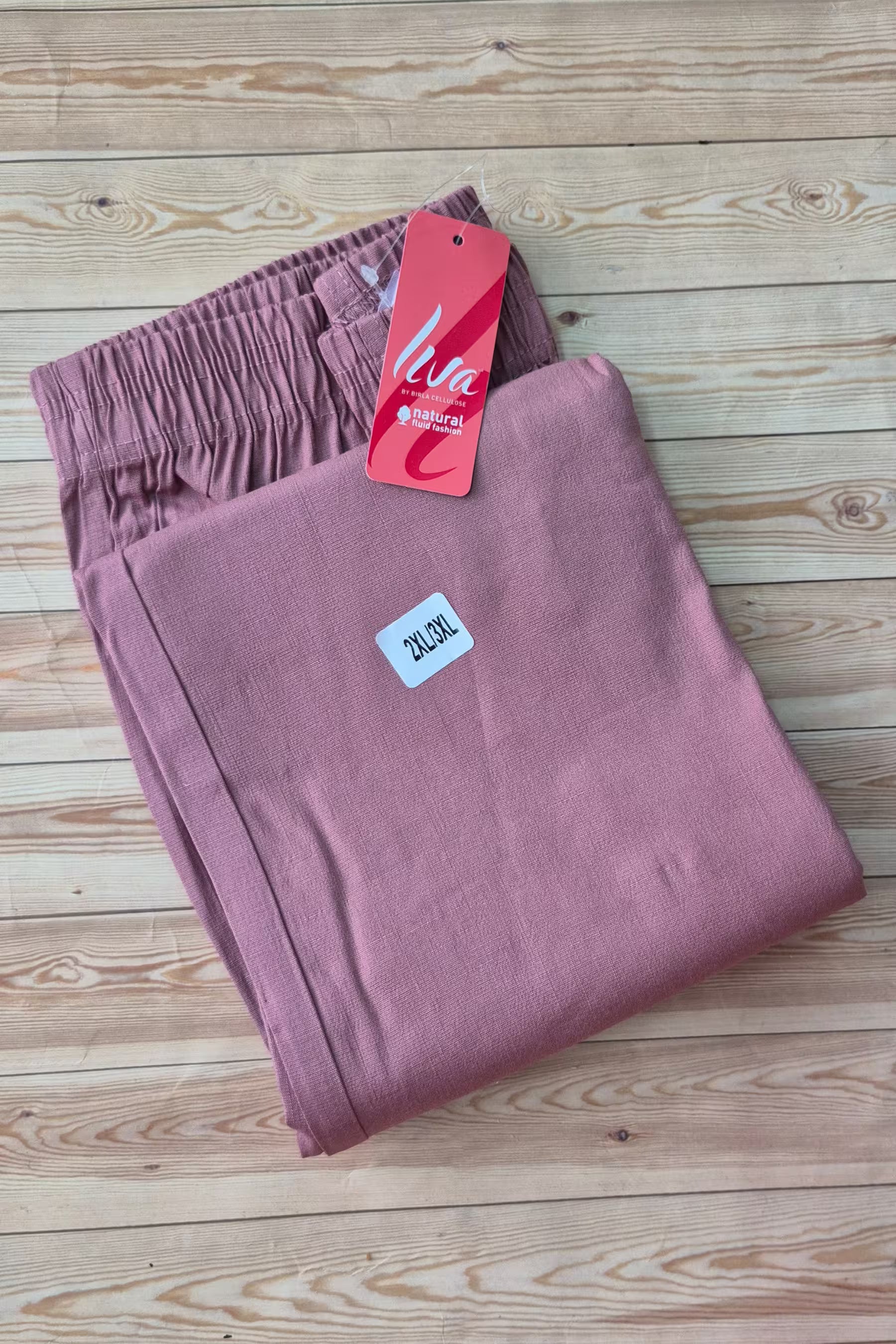 Liva Certified Lycra Cigar Pant for Women - 15 - Rusty Pink Main image