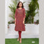 Liva Certified  Rayon kurti with Embroidery Work - MZ3001