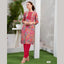 Liva Certified  Rayon kurti with Embroidery Work - MZ3019