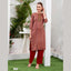 Liva Certified  Rayon kurti with Embroidery Work - MZ3024