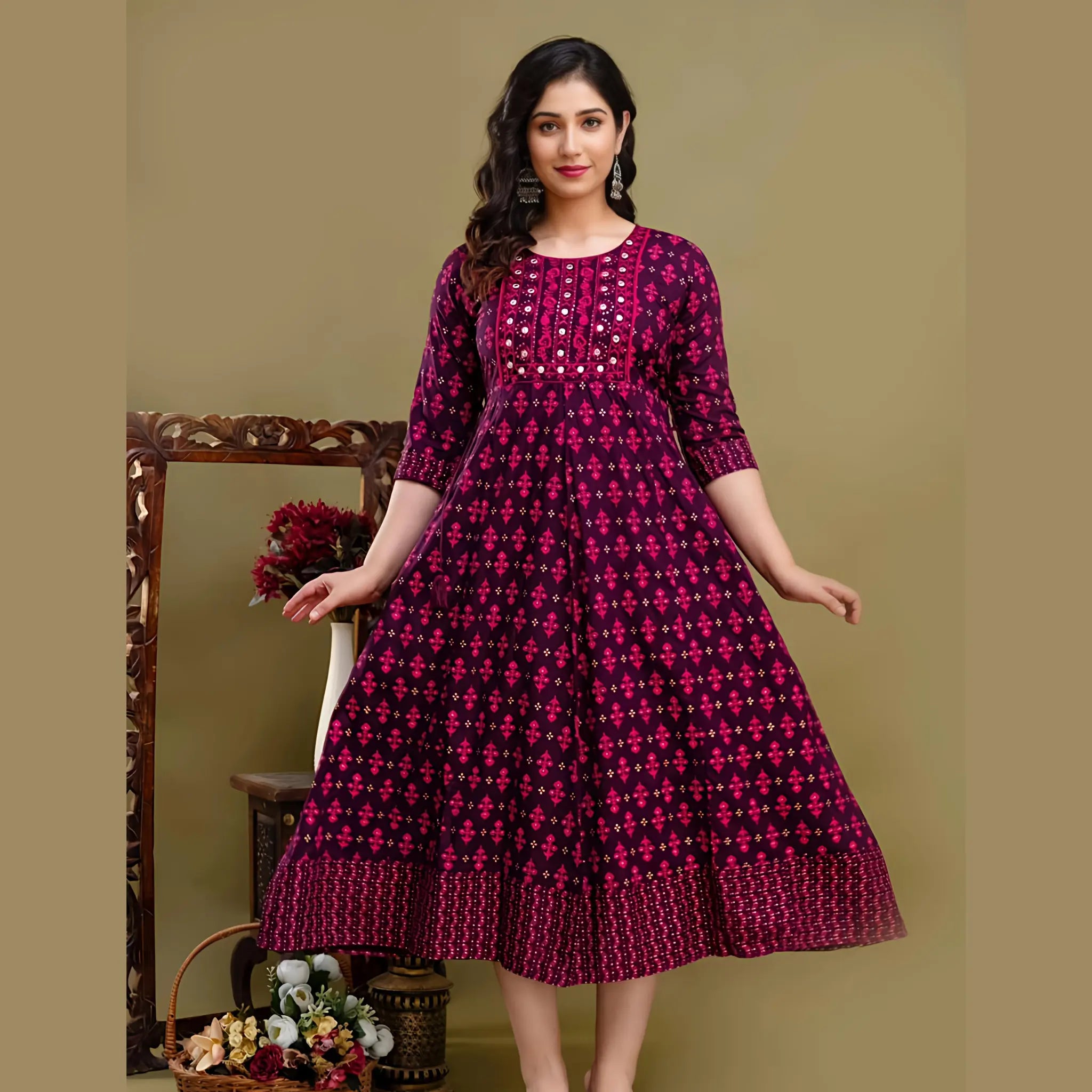 Long Umbrella Kurti 280A Main image