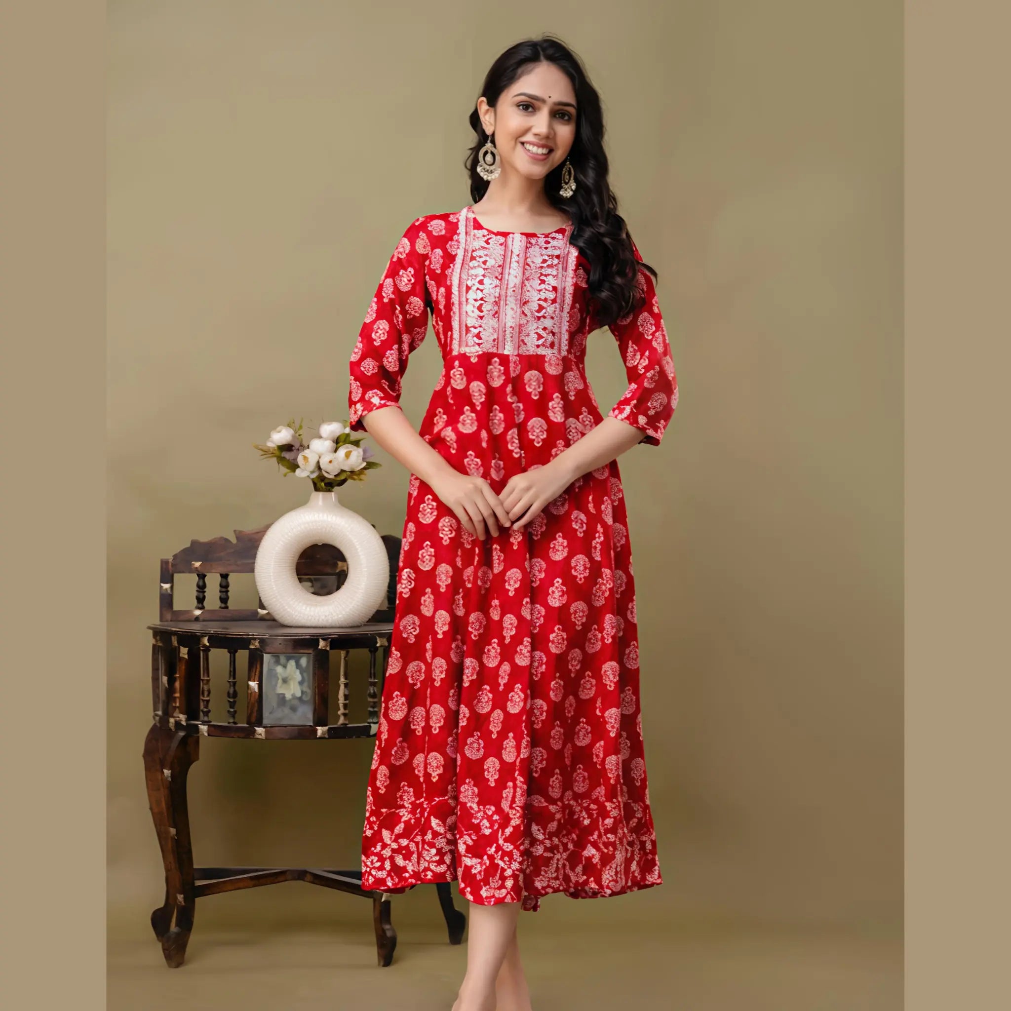Long Umbrella Kurti 414A Main image
