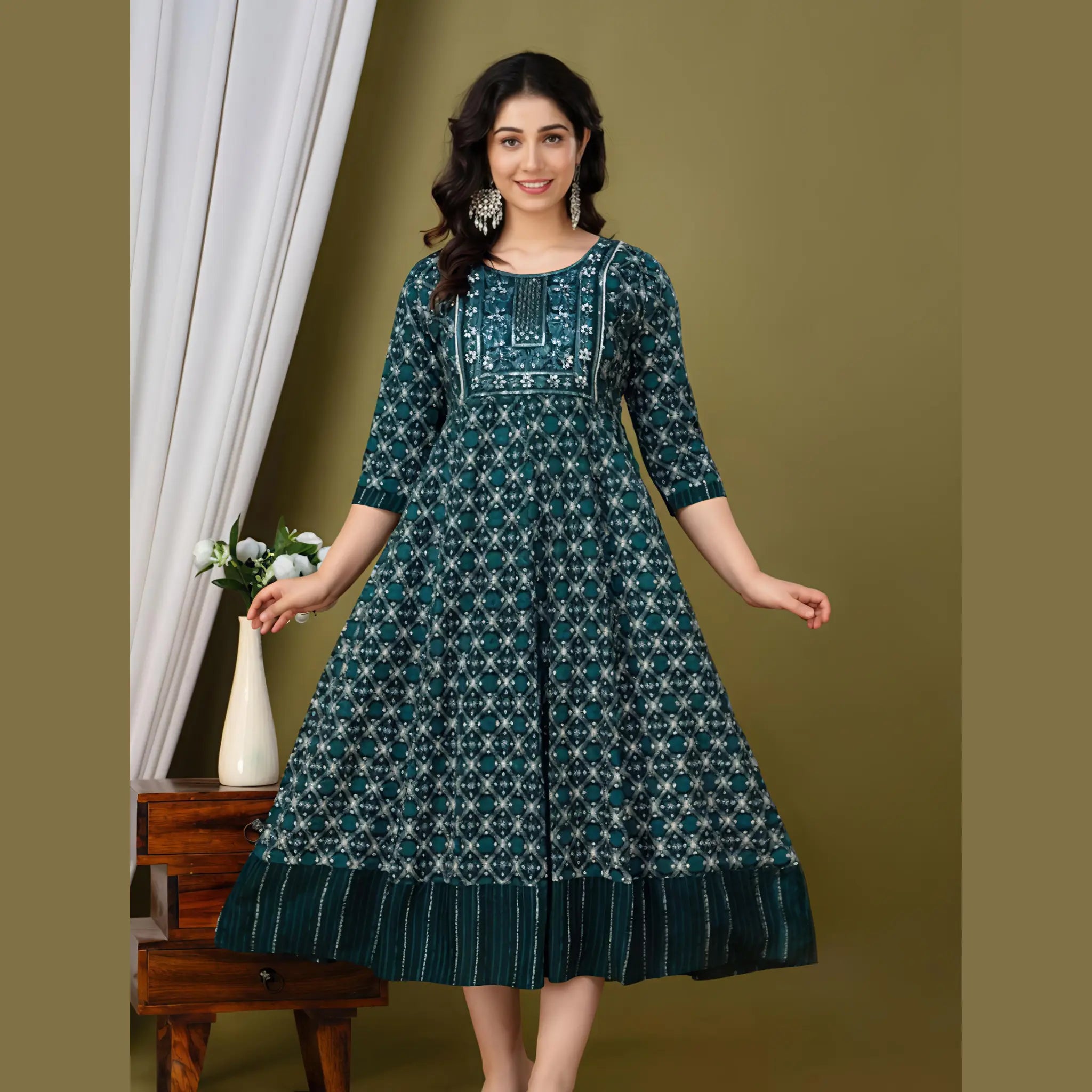 Long Umbrella Kurti 440B Main image