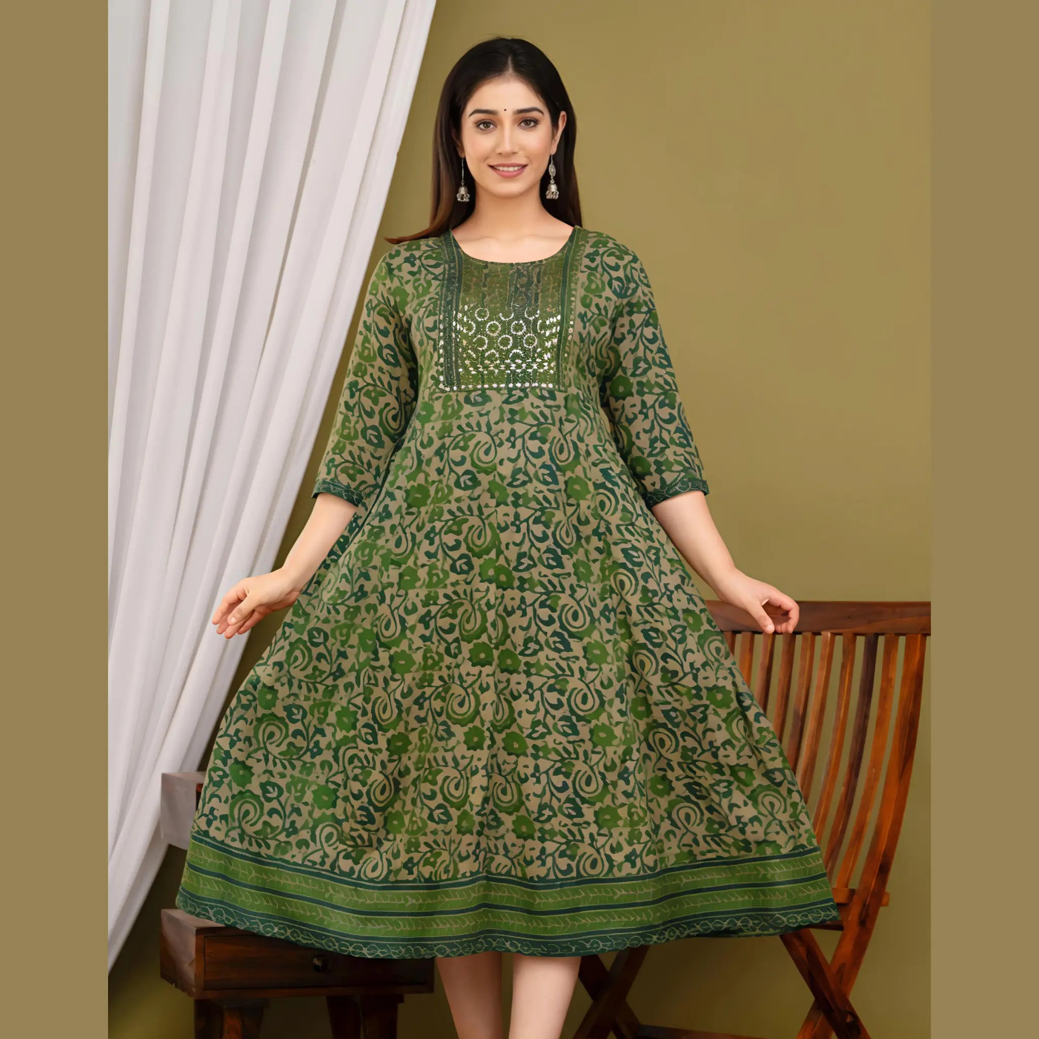Long Umbrella Kurti 542B Main image