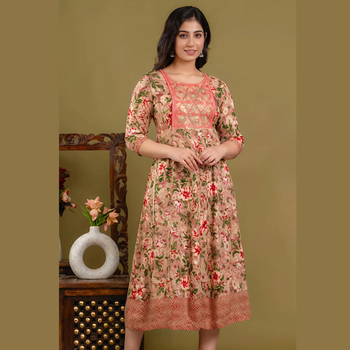 Long Umbrella Kurti 555B Main image