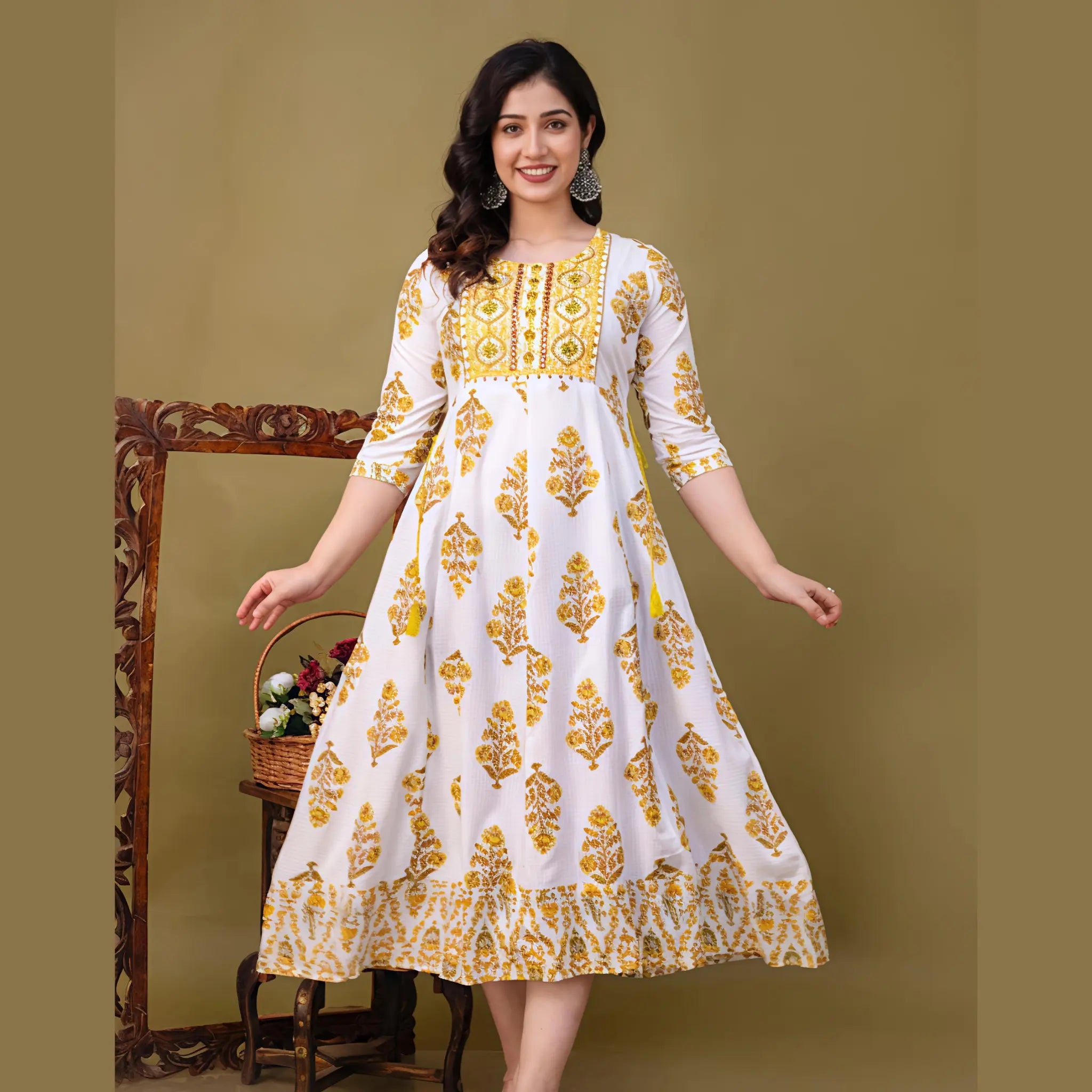 Long Umbrella Kurti 602C Main image