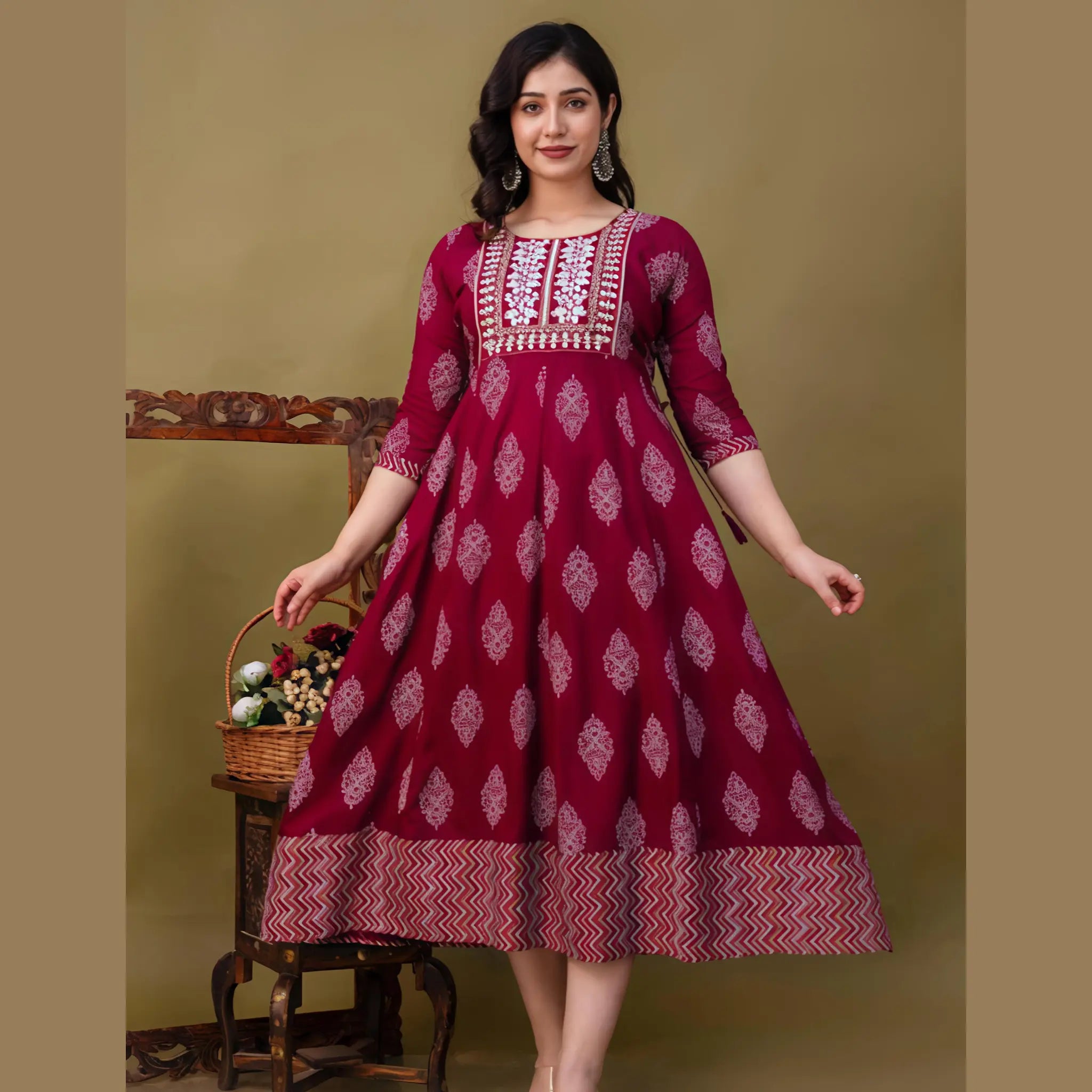 Long Umbrella Kurti 603B Main image