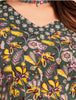 MCM Dark Olive Floral Cotton Anarkali Readymade Salwar Suit Set