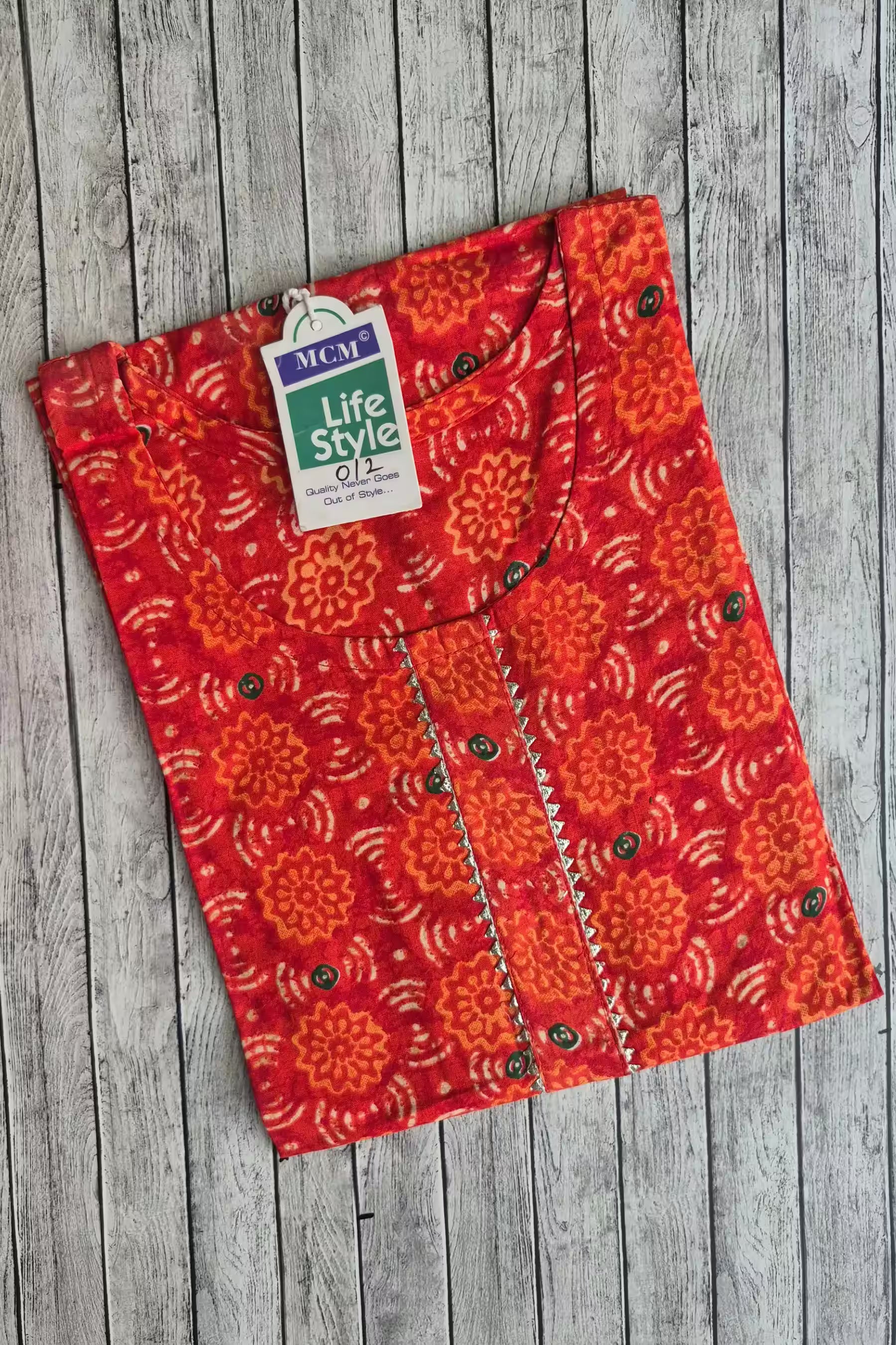 MCM Lifestyle Cotton Kurtis - MCM012