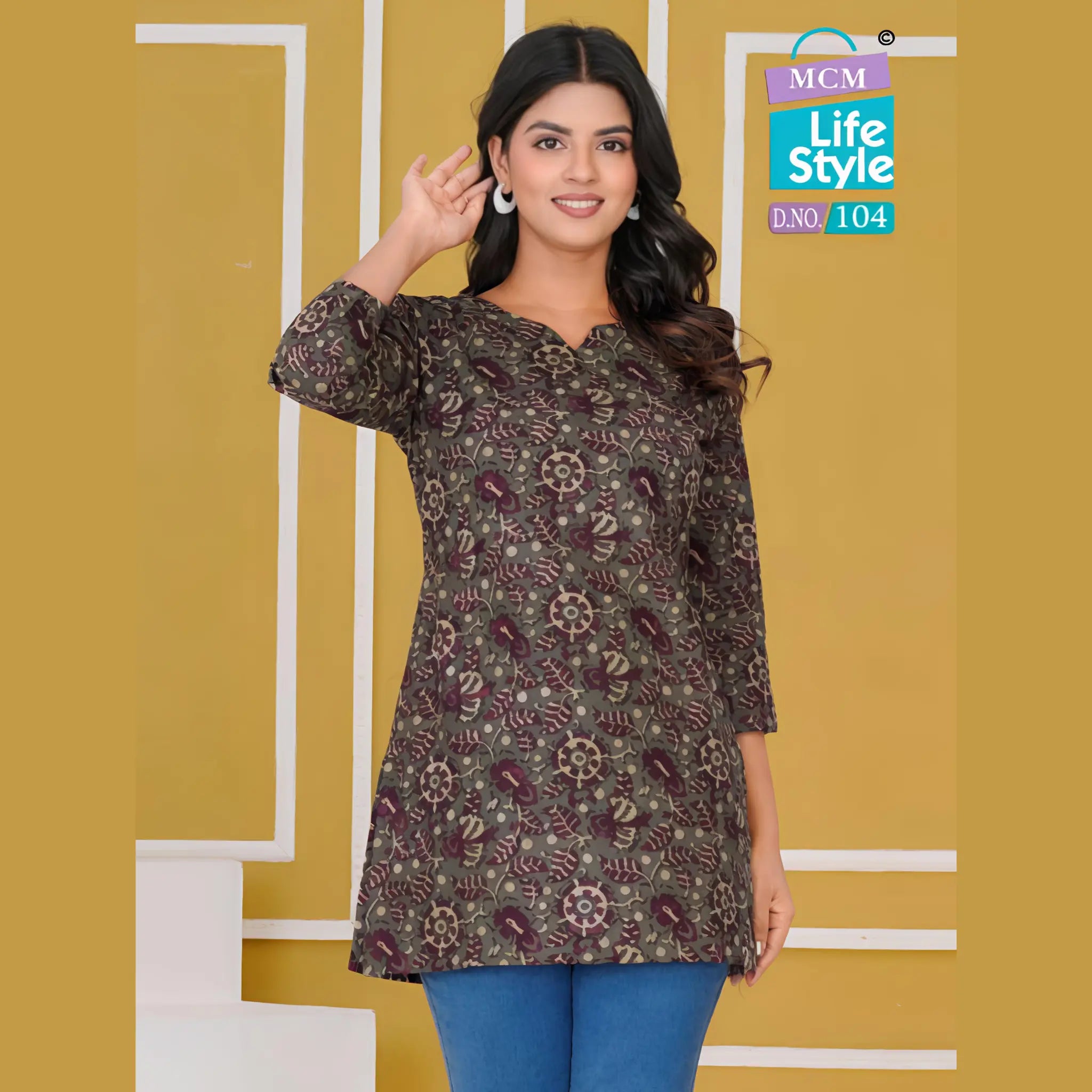 MCM Life Style Kashvi Volume 8 Short Tops DN104 Main image