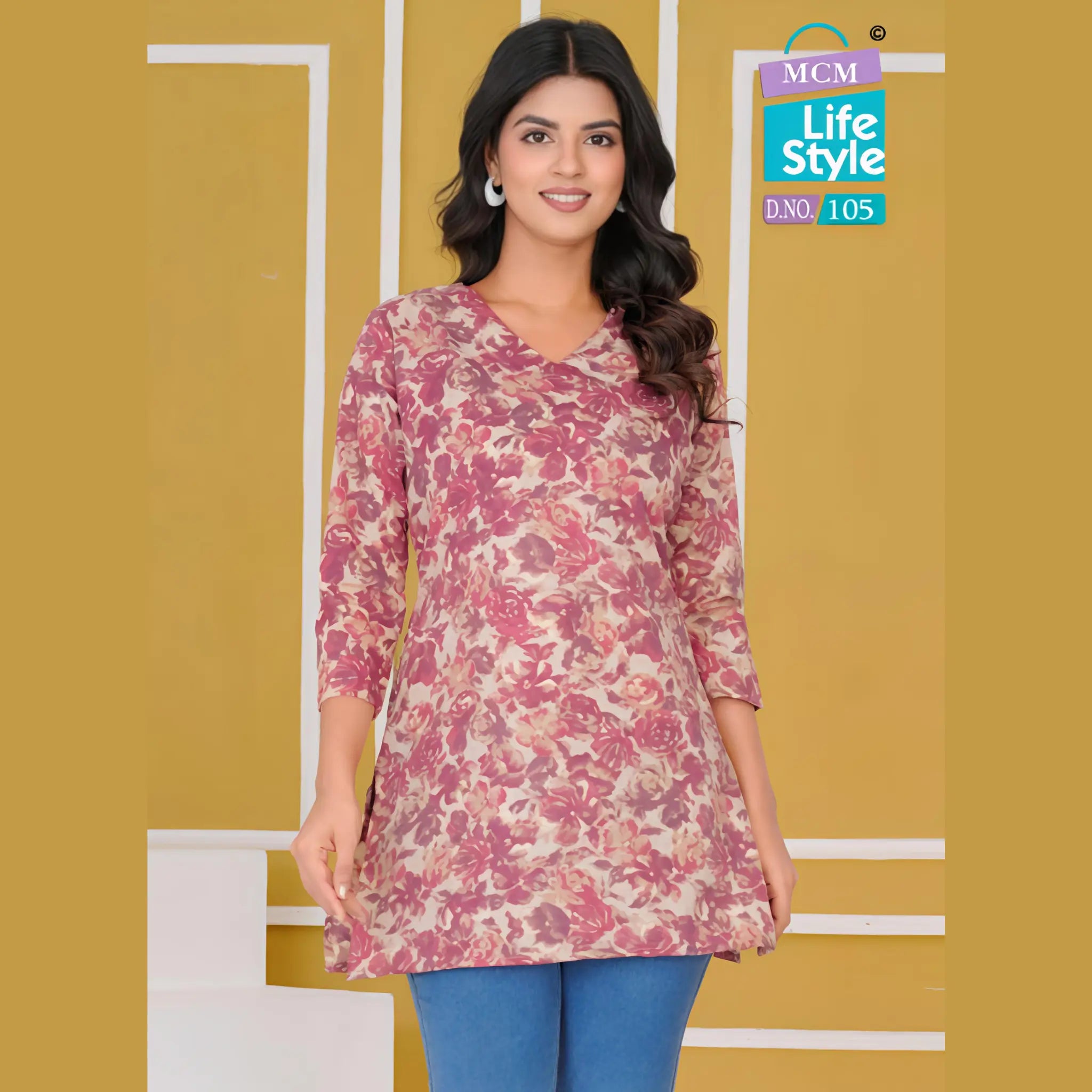 MCM Life Style Kashvi Volume 8 Short Tops DN105 Main image