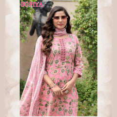 Mystic 9 Sofiya Volume 2 Design Number 2001 Cambric Cotton Kurti Set