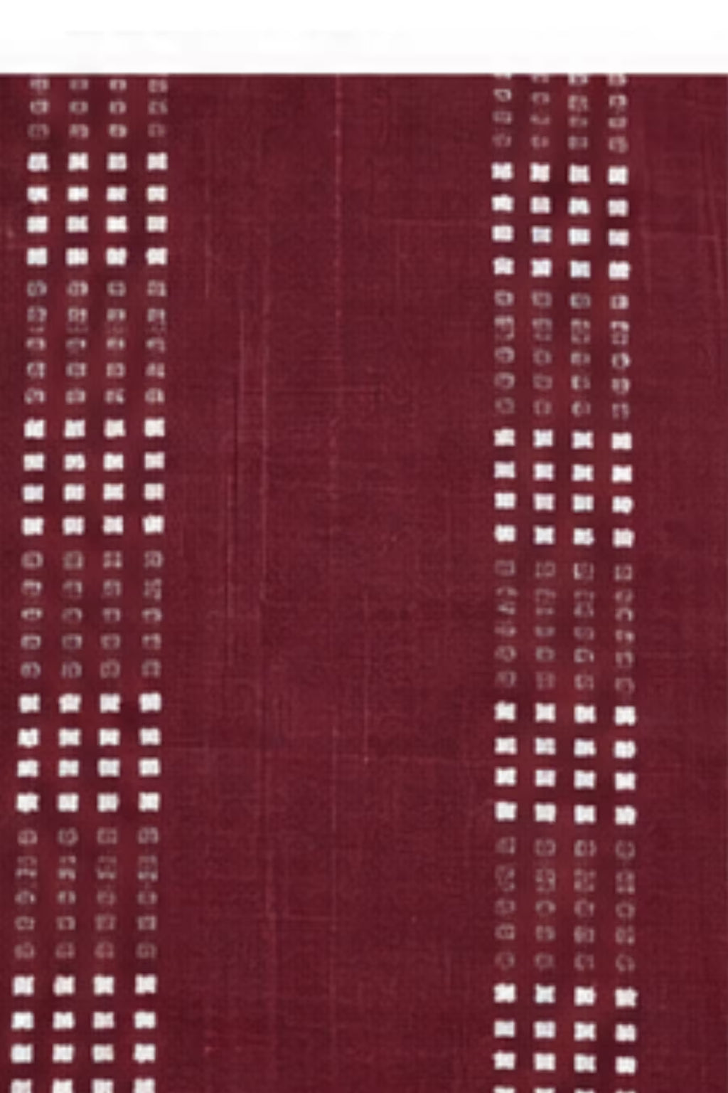 Fabric Detail - Maroon Cotton Handloom Straight Kurta Pant Set with Dupatta | Bavis Clothing