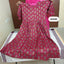 Maroon Golden Paisley Print Flared Kurti