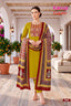 Mustard Yellow Printed Salwar Suit with Traditional Dupatta - Kavya Gayathri 3001 | Bavis Clothing