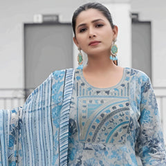 Mystic 9 Cotton Anarkali Suit - ROOP1003