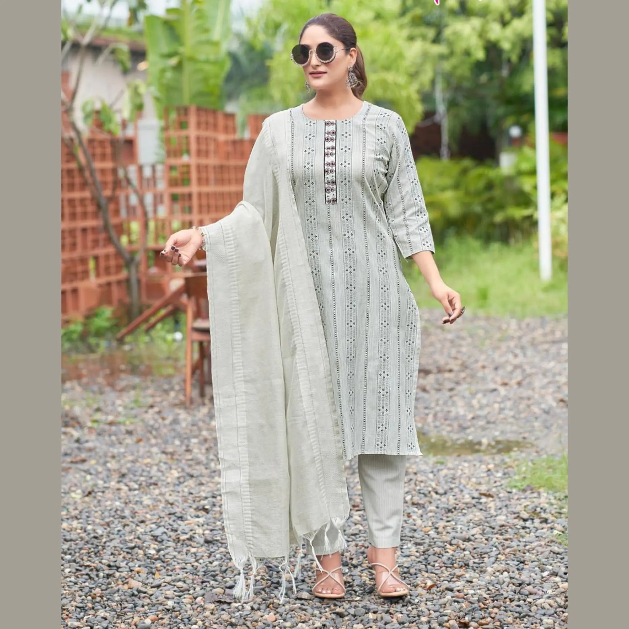 Mystic 9 Pure Cotton Salwar Suit Liza 1002