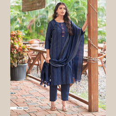 Mystic 9 Pure Cotton Salwar Suit Liza 1006