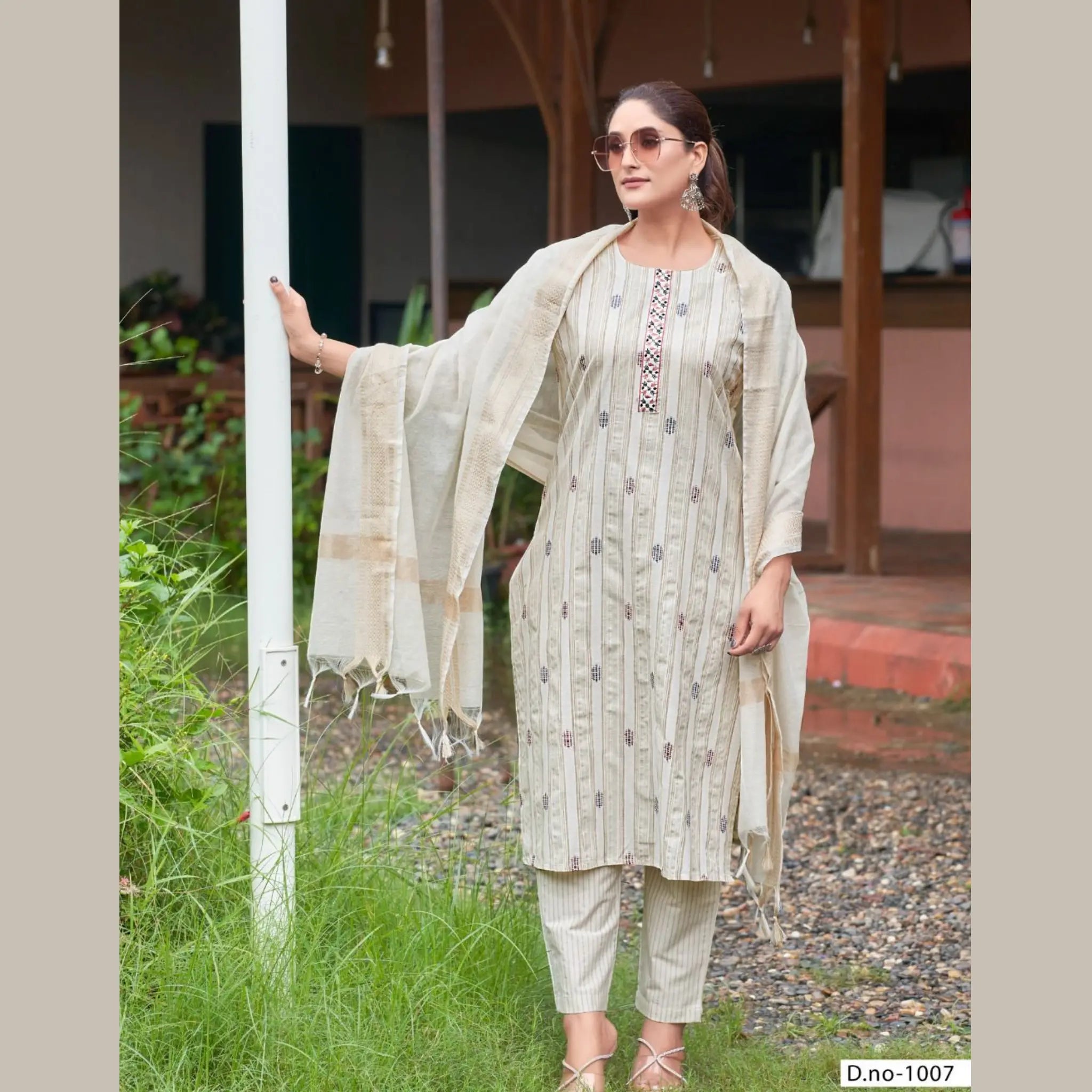 Mystic 9 Pure Cotton Salwar Suit Liza 1007 Main image