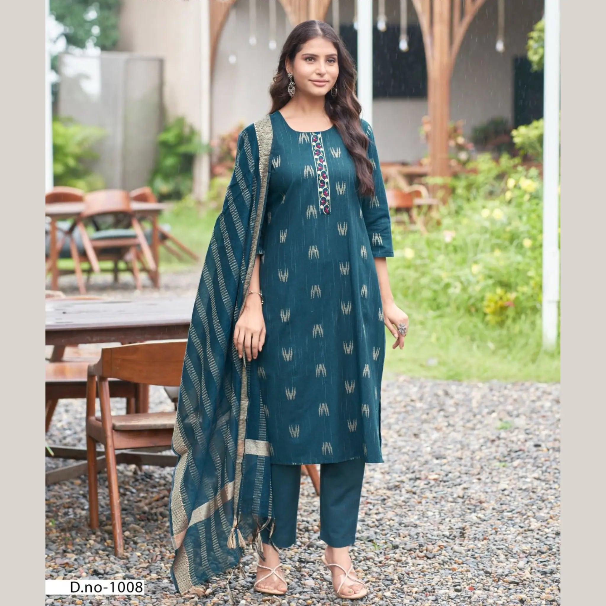 Mystic 9 Pure Cotton Salwar Suit Liza 1008 Main image