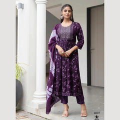 Nayra Cut Party Wear 3pcs Salwar Suit 4007