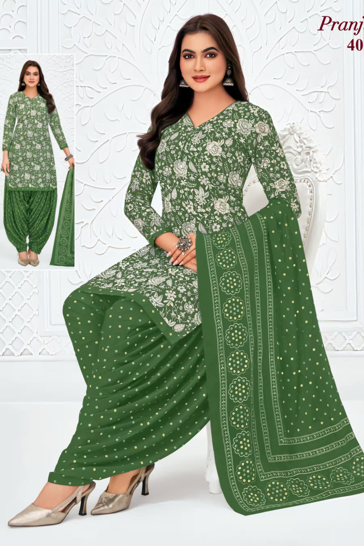 Pranjul 4001 - Cotton Printed Readymade Salwar Suit - Pranjul Priyanshi | Bavis Clothing Main image